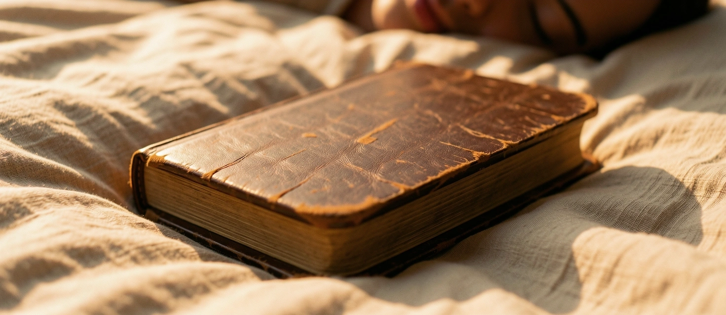 Ein Journal als Symbol für den methodischen Weg zur Gesundheit